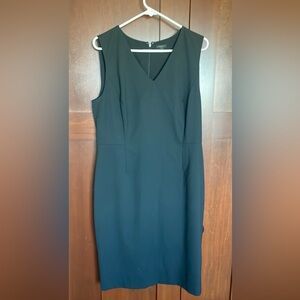 Ann Taylor Factory Black Midi Dress